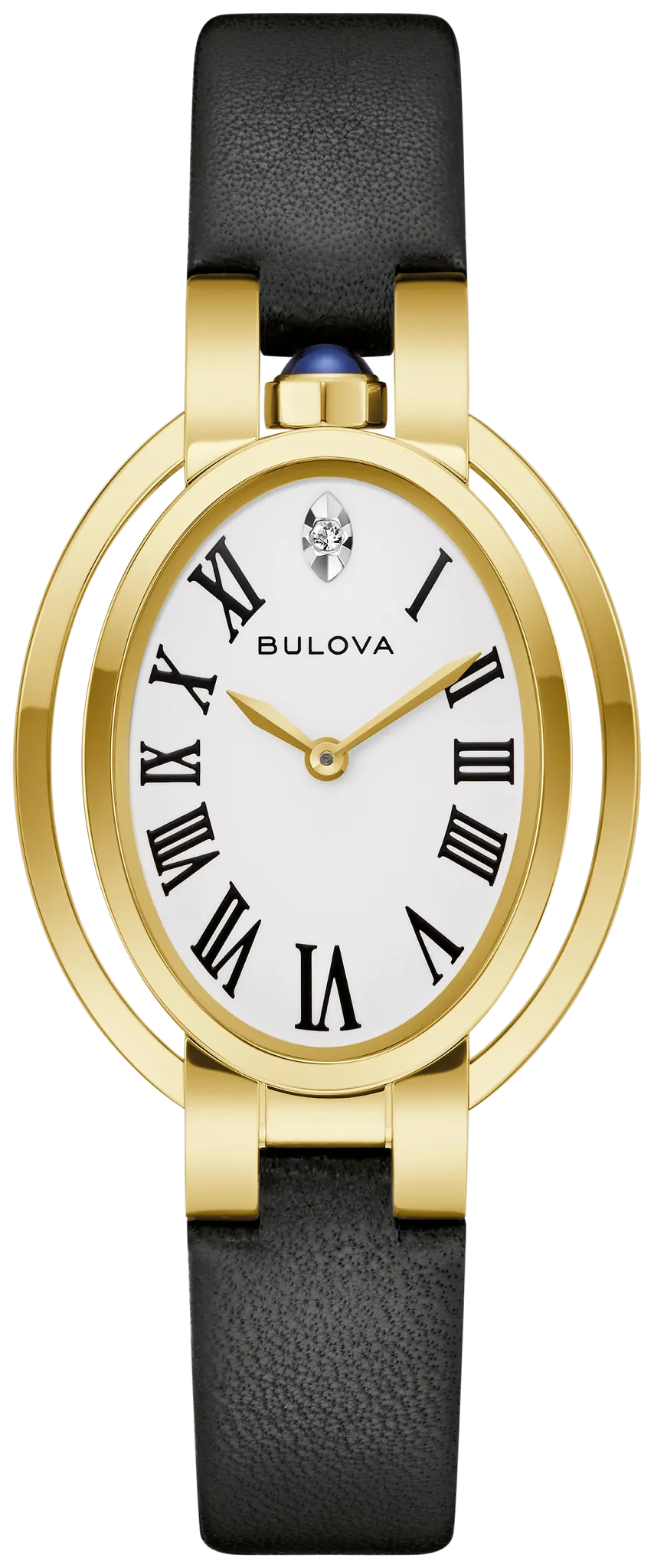 White Dial Stainless Steel Strap Rubaiyat 'Ella' 97P180 | Bulova